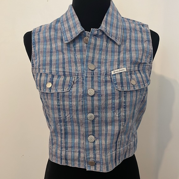 Vintage Guess Jeans Denim Vest - Picture 3 of 5